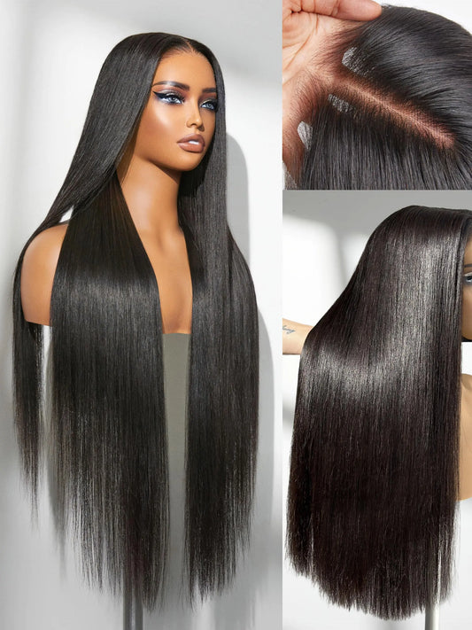 LUVME HAIR Straight 5x5 Lace Front Wigs Human Hair