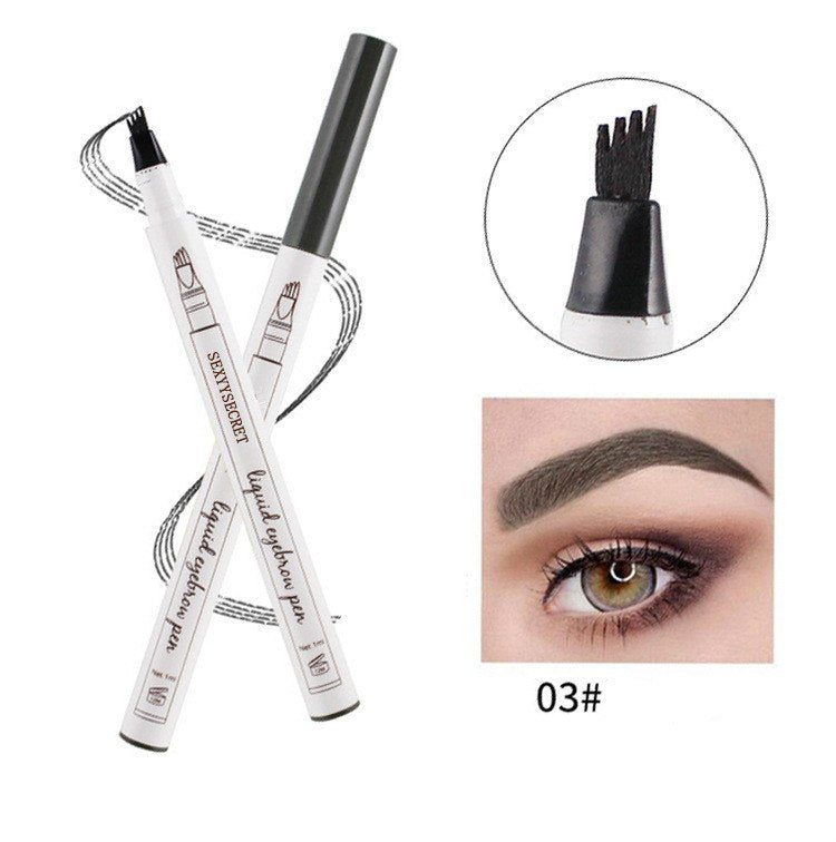 4 Colors 4 Head eyebrow pencil microblading