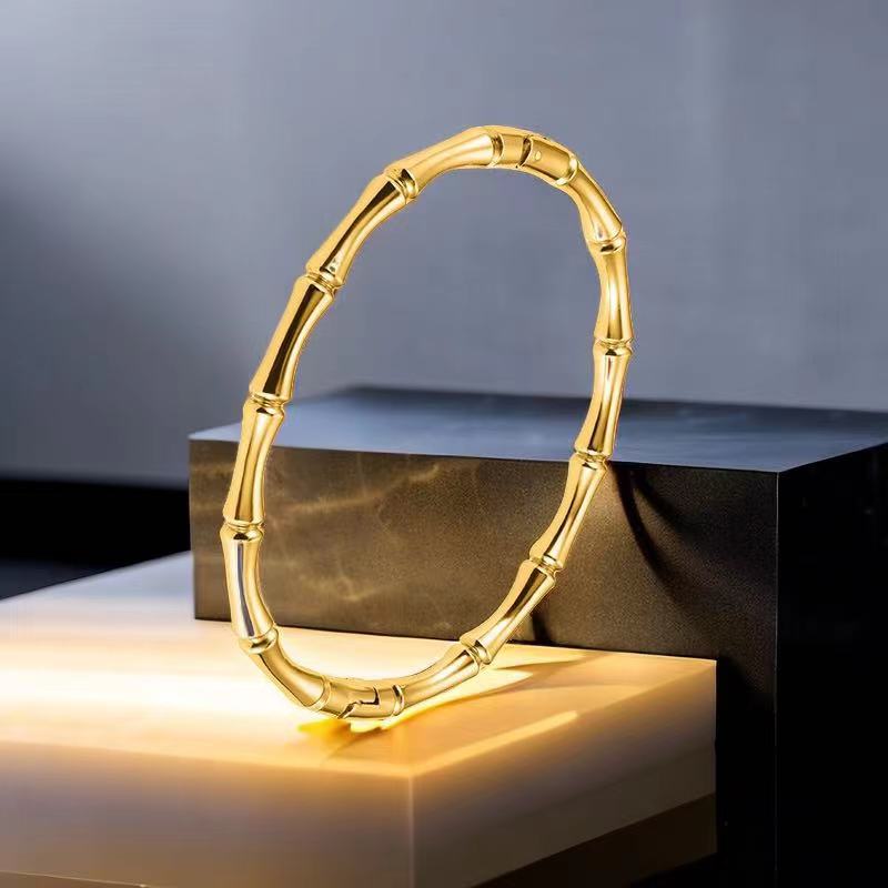 Stainless steel titanium steel bracelet for women non fading electroplated buckle jewelry for women