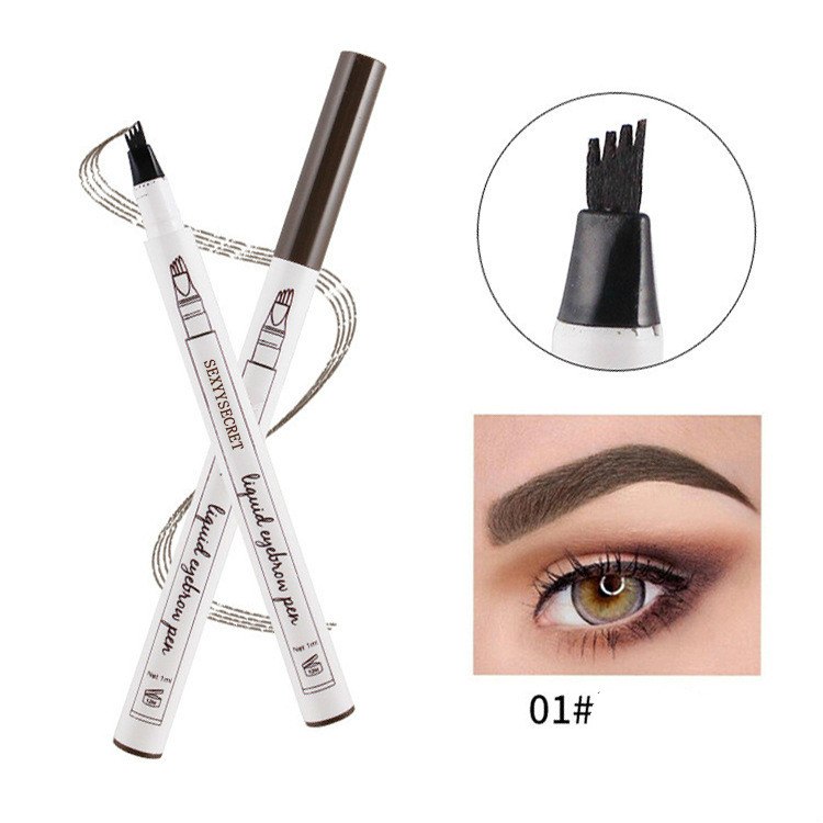 4 Colors 4 Head eyebrow pencil microblading