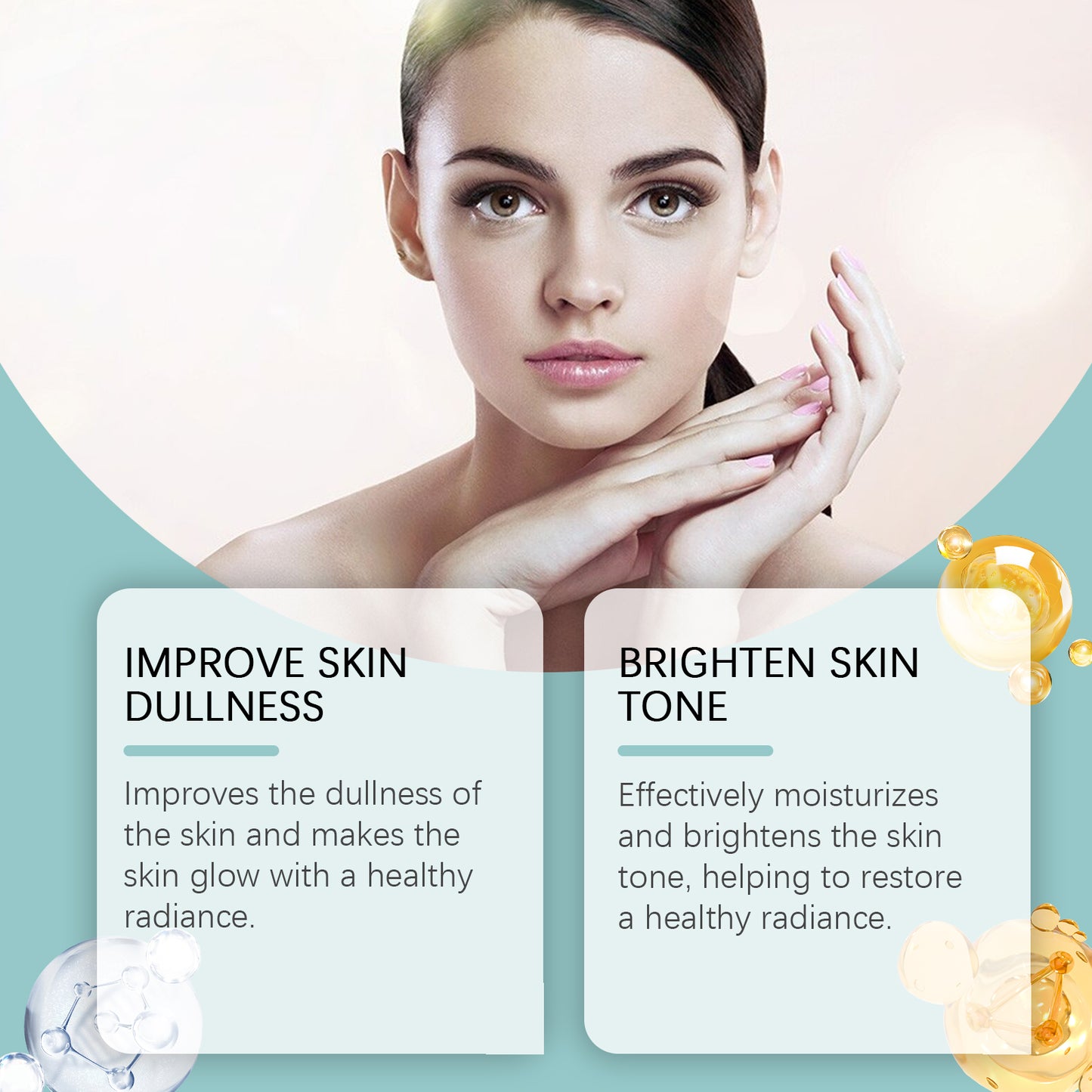 Nicotinamide Brightening Serum, Gently Nourishing, Hydrating And Brightening Facial Skin Moisturizing And Skincare Essence