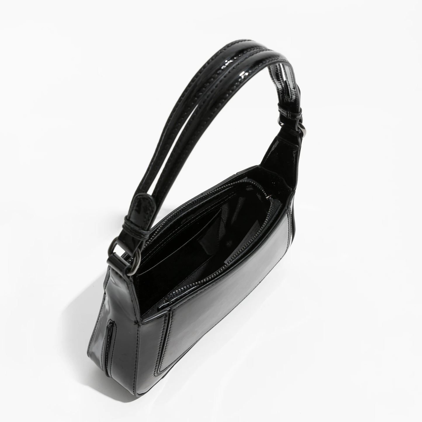 Solid Color Women Underarm Shoulder Bags Soft PU Leather Phone Purse Female Small Tote Handbags Simple Design