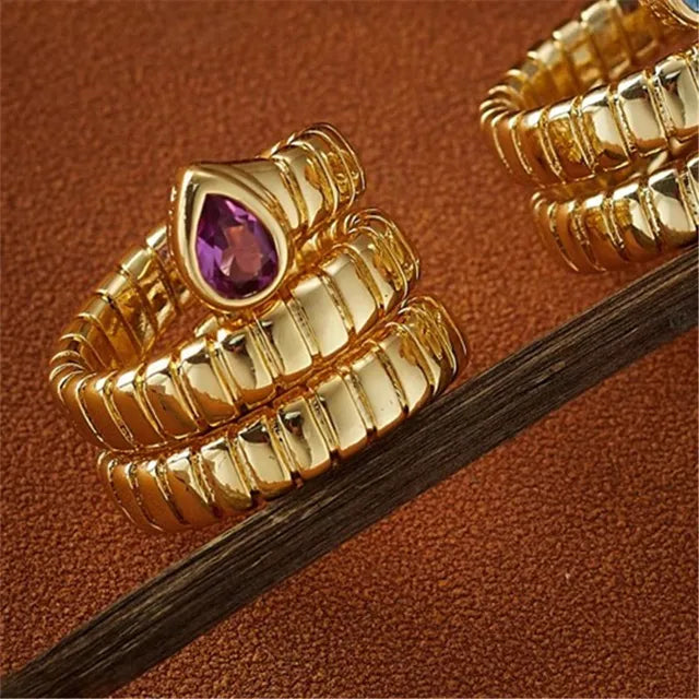 Brass Irregular Braided Open Bracelet for Women Jewelry Personality Bangle Luxury Style Europe And America Metal Gold Color