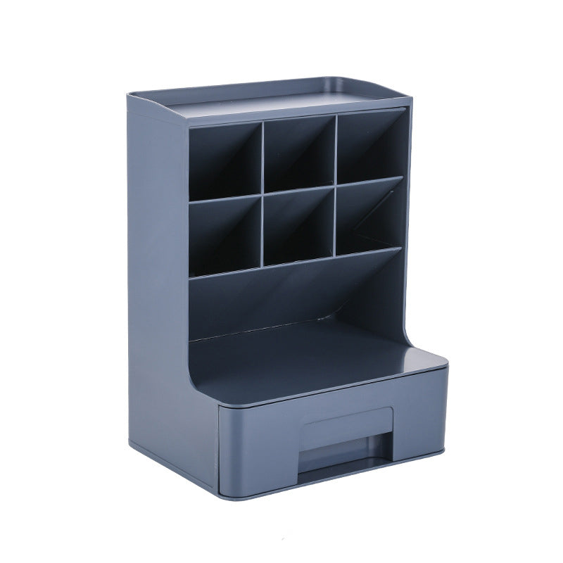 Desktop Storage Box Ins Oblique Insertion Pen Container Office Stationery Marker Makeup Cosmetics Eyebrow Pencil Storage