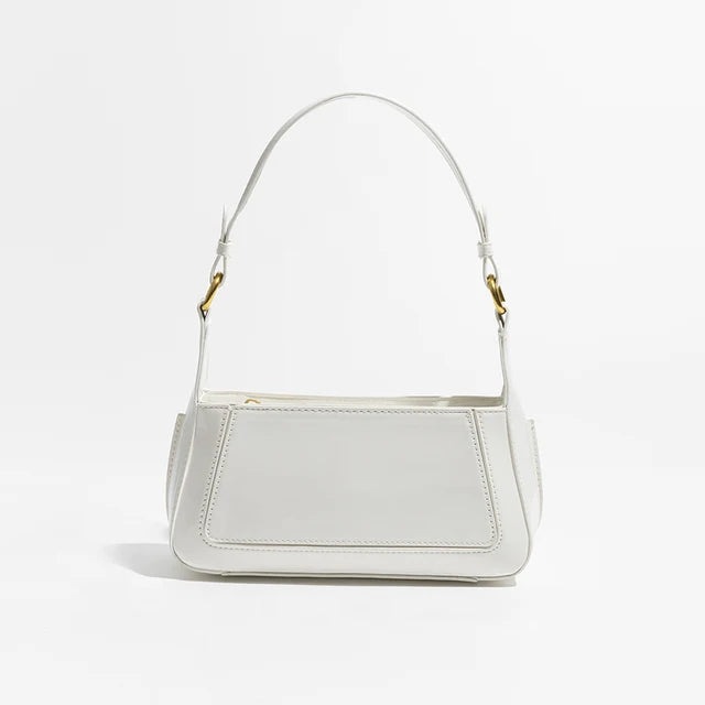 Solid Color Women Underarm Shoulder Bags Soft PU Leather Phone Purse Female Small Tote Handbags Simple Design