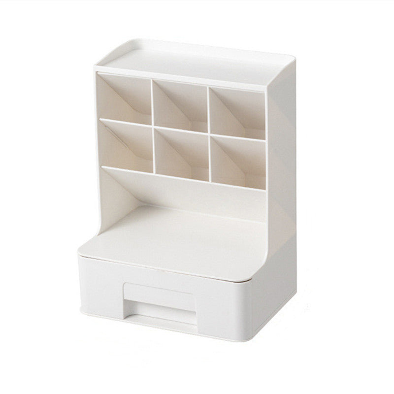 Desktop Storage Box Ins Oblique Insertion Pen Container Office Stationery Marker Makeup Cosmetics Eyebrow Pencil Storage