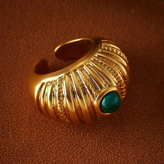 Brass Irregular Braided Open Bracelet for Women Jewelry Personality Bangle Luxury Style Europe And America Metal Gold Color