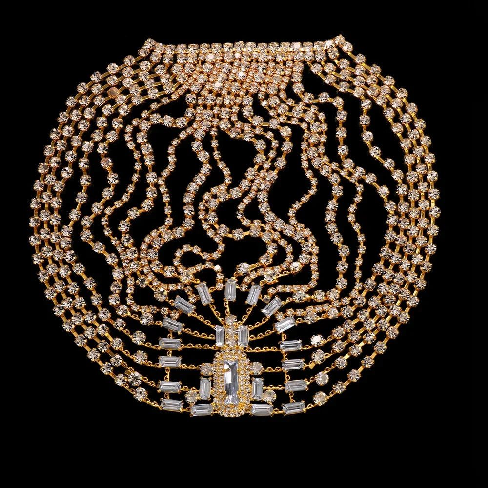 Rhinestone Bridal Headband Hat