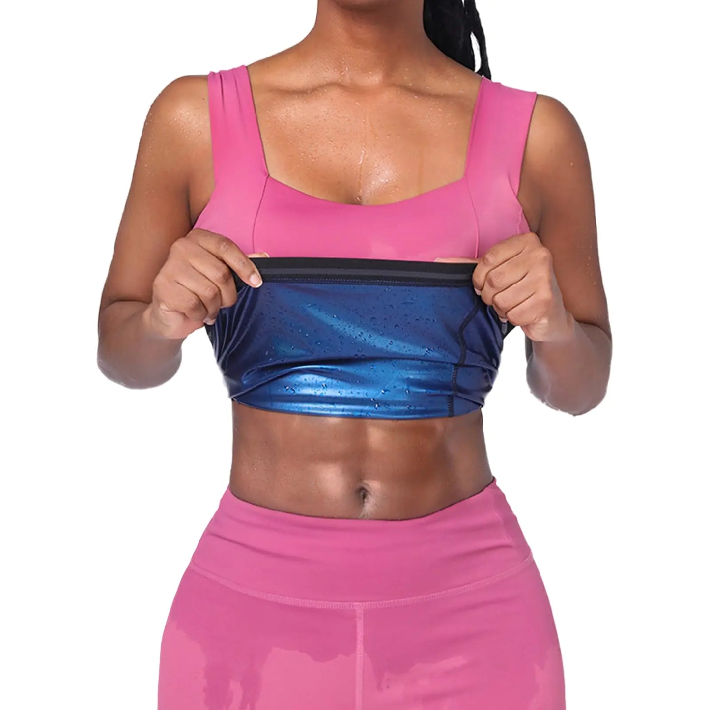Waist Trainer Trimmer Sweat Belt Band for Women Lower Belly Fat Sauna Slimming Belt Suit Workout M