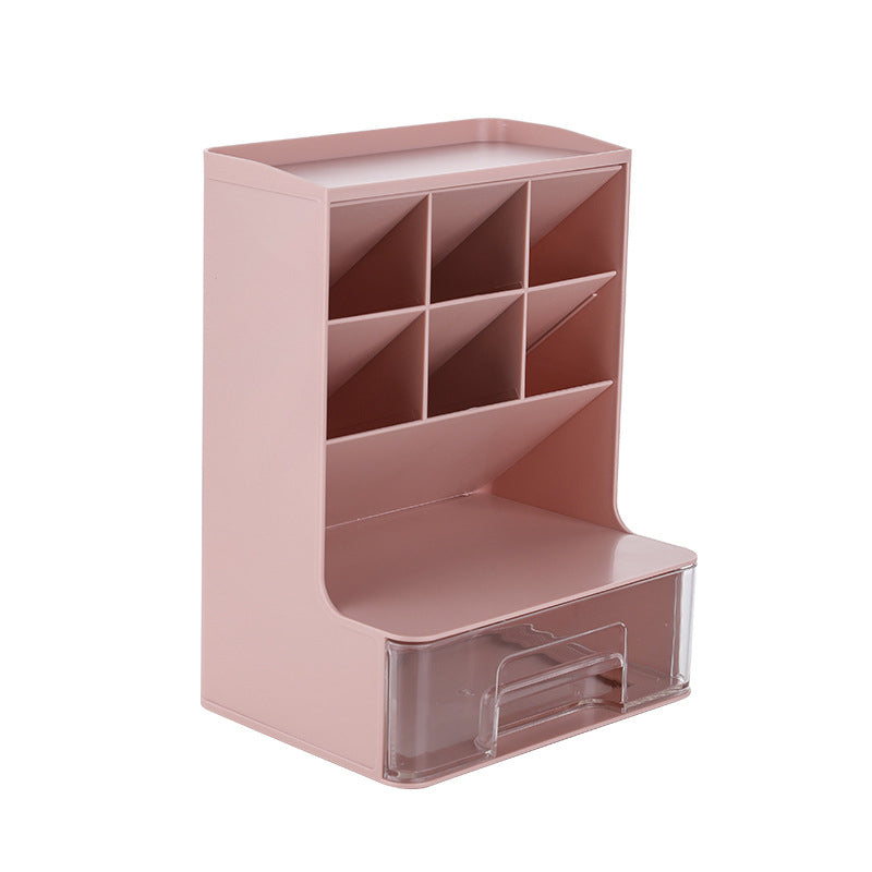Desktop Storage Box Ins Oblique Insertion Pen Container Office Stationery Marker Makeup Cosmetics Eyebrow Pencil Storage