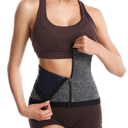 Vigorix Waist Trimmer for Women Belly Fat Shaper Band Sweat Sauna Suit for Lower Belly and Workout