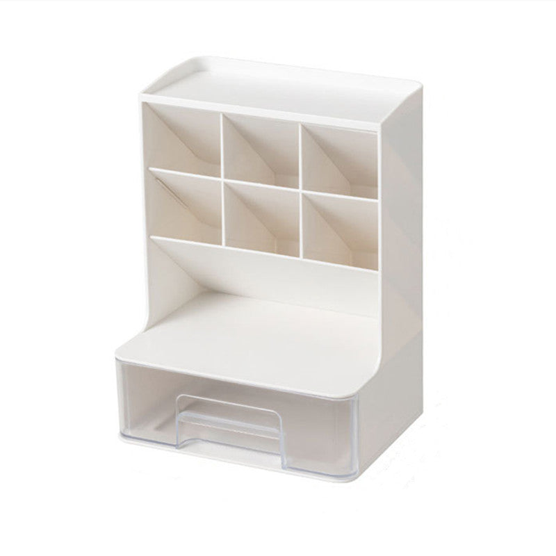 Desktop Storage Box Ins Oblique Insertion Pen Container Office Stationery Marker Makeup Cosmetics Eyebrow Pencil Storage