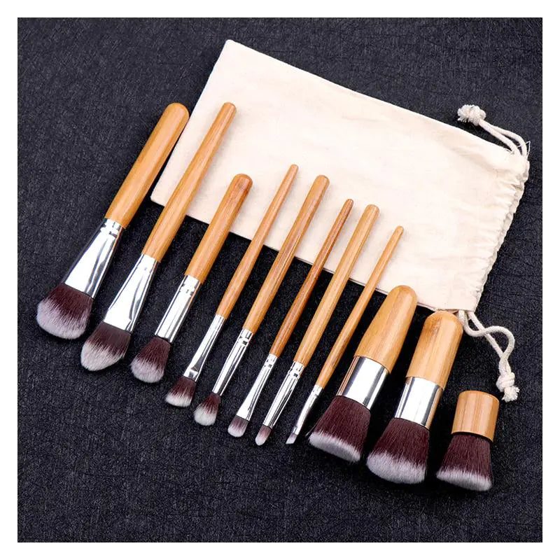 Lucky Beauty Bamboo Brush Set of 11 pcs