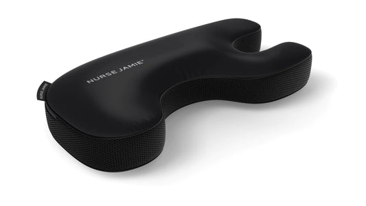 Nurse Jamie Beauty Bear Memory Foam Skincare Pillow Black Satin