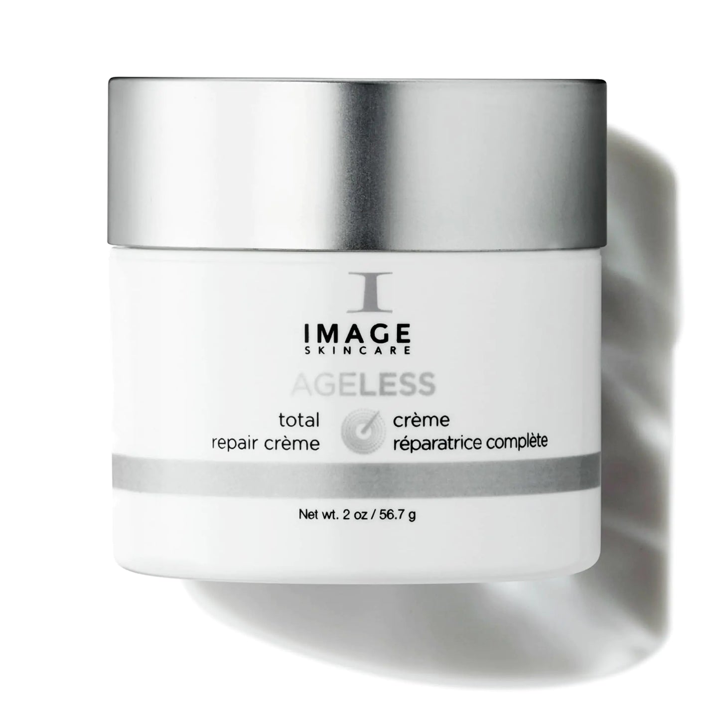 IMAGE Skincare AGELESS Total Repair Crème Facial Night Cream Moisturizer with Hyaluronic Acid and Shea Butter 2 oz