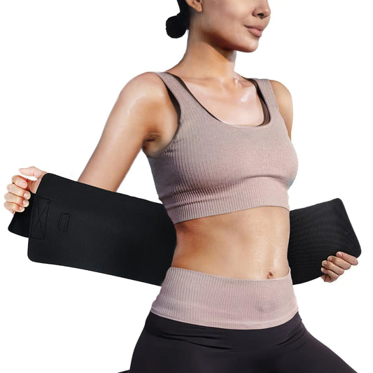 ZOYER Waist Trainer for Women Neoprene Waist Trimmer Belt Sweat Band to Sweat More Increase Core Stability Back and Lumbar Support with Sauna Suit Effect Black
